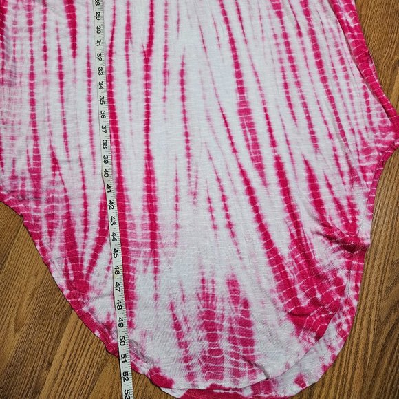 Livi Active Lane Bryant Women's Size 14/16 PinkTye Dye Maxi Dress EUC - Picture 10 of 12